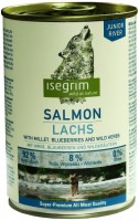 Photos - Dog Food Isegrim Junior River Canned with Salmon 