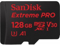 Photos - Memory Card SanDisk Extreme Pro V30 A1 microSD UHS-I U3 128 GB