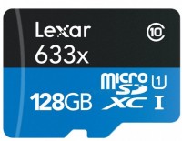 Memory Card Lexar microSD UHS-I 633x 128 GB