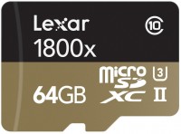 Photos - Memory Card Lexar Professional 1800x microSD UHS-II 64 GB