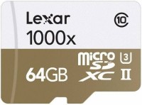 Memory Card Lexar Professional 1000x microSD UHS-II 64 GB