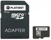 Photos - Memory Card Platinet microSDHC UHS-1 Class 10 16 GB