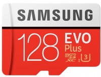 Photos - Memory Card Samsung EVO Plus 100 Mb/s microSDXC UHS-I U3 128 GB