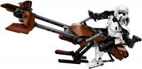 Construction Toy Lego Scout Trooper and Speeder Bike 75532 