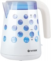 Photos - Electric Kettle Vitek VT-7048 2200 W 1.7 L  white