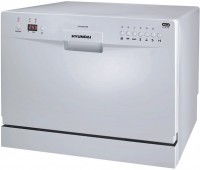 Photos - Dishwasher Hyundai DTB656DW8 white