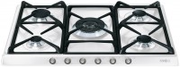 Photos - Hob Smeg SR775BS white