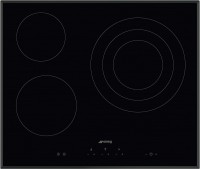 Photos - Hob Smeg SE363ETB black