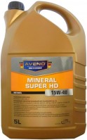 Photos - Engine Oil Aveno Mineral Supe​r HD 15W-40 5 L