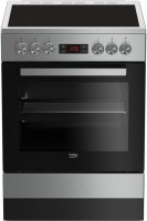 Photos - Cooker Beko FSE 67310 GX stainless steel