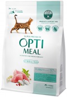 Photos - Cat Food Optimeal Adult Sterilised with Turkey  300 g