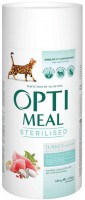 Photos - Cat Food Optimeal Adult Sterilised with Turkey  650 g