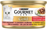 Photos - Cat Food Gourmet Gold Canned Salmon/Chicken  24 pcs