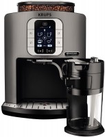 Photos - Coffee Maker Krups EA 860E silver