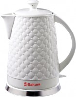 Photos - Electric Kettle Sakura SA-2032 1500 W 1.8 L  white