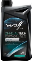 Photos - Gear Oil WOLF Officialtech 75W-140 LS GL5 1 L