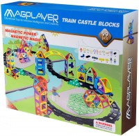 Photos - Construction Toy Magplayer Train Castle Set MPK-99 
