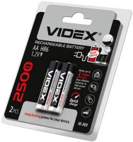 Photos - Battery Videx 2xAA 2500 mAh 