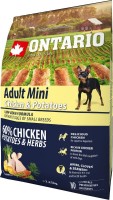 Photos - Dog Food Ontario Adult Mini Chicken/Potatoes 