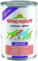 Photos - Dog Food Almo Nature Daily Menu Adult Canned Pork 1