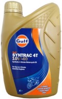 Photos - Engine Oil Gulf Syntrac 4T 10W-40 1 L