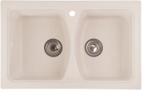 Photos - Kitchen Sink Granitika Double D795020 790х500