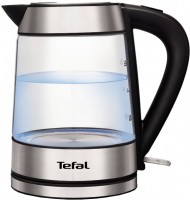 Photos - Electric Kettle Tefal Glass kettle KI730D30 black