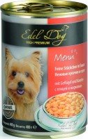 Photos - Dog Food Edel Dog Adult Canned with Poultry/Carrot 0.4 kg 