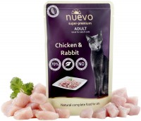 Photos - Cat Food Nuevo Adult Pouch with Chicken/Rabbit 0.85 kg 