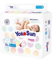 Photos - Nappies Yokosun Diapers S / 26 pcs 