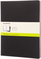 Photos - Notebook Moleskine Set of 3 Plain Cahier Journals XXL Black 
