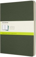 Photos - Notebook Moleskine Set of 3 Plain Cahier Journals XLarge Green 