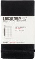 Notebook Leuchtturm1917 Squared Reporter Notebook Black 