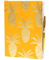 Photos - Planner inTempo Tropical Gold Pineapples Yellow 