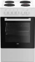 Photos - Cooker Beko FSS 56000 GW white