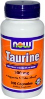 Photos - Amino Acid Now Taurine 500 mg 100 cap 