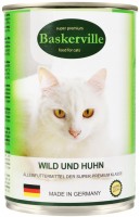 Photos - Cat Food Baskerville Cat Can with Venison/Poultry  200 g