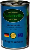 Photos - Dog Food Baskerville Dog Can with Lamb/Cock 