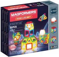 Photos - Construction Toy Magformers Neon LED Set 709007 