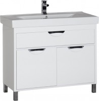 Photos - Washbasin cabinet AQUANET Gretta 100 00179199 