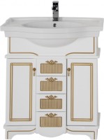 Photos - Washbasin cabinet AQUANET Luis 80 