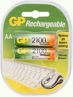 Photos - Battery GP Rechargeable  2xAA 2100 mAh