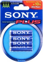 Photos - Battery Sony Stamina Plus  4xAAA