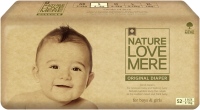 Photos - Nappies Nature Love Mere Original Diapers S / 52 pcs 