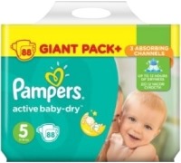 Photos - Nappies Pampers Active Baby-Dry 5 / 88 pcs 