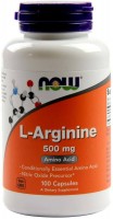 Photos - Amino Acid Now L-Arginine 500 mg 250 cap 