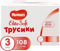 Photos - Nappies Huggies Elite Soft Pants 3 / 108 pcs 