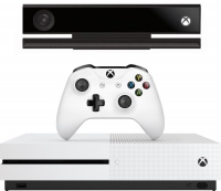 Photos - Gaming Console Microsoft Xbox One S 500GB + Kinect + Game 
