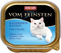 Photos - Cat Food Animonda Sterilized Vom Feinsten Turkey/Trout  32 pcs