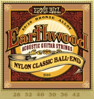 Strings Ernie Ball Earthwood Nylon Ball-End 28-42 
